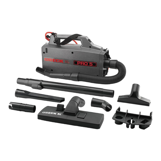 Oreck BB900 User Manual
