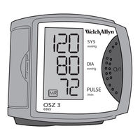 Welch Allyn OSZ 3 Easy Directions For Use Manual