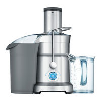 Breville BJE825 Recipe And Instruction Book