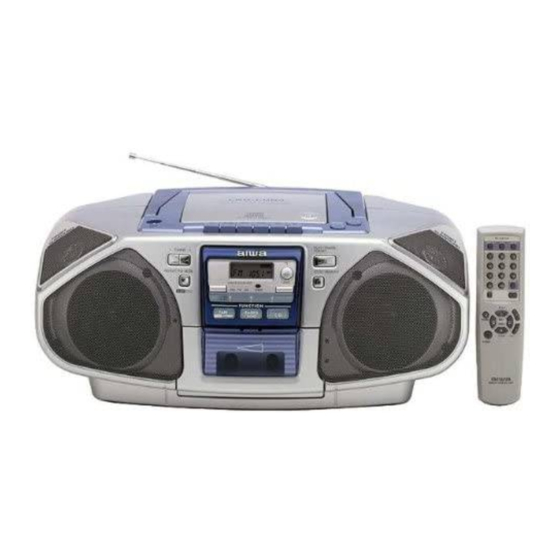 Aiwa CSD-FD81 CD Boombox Manuals