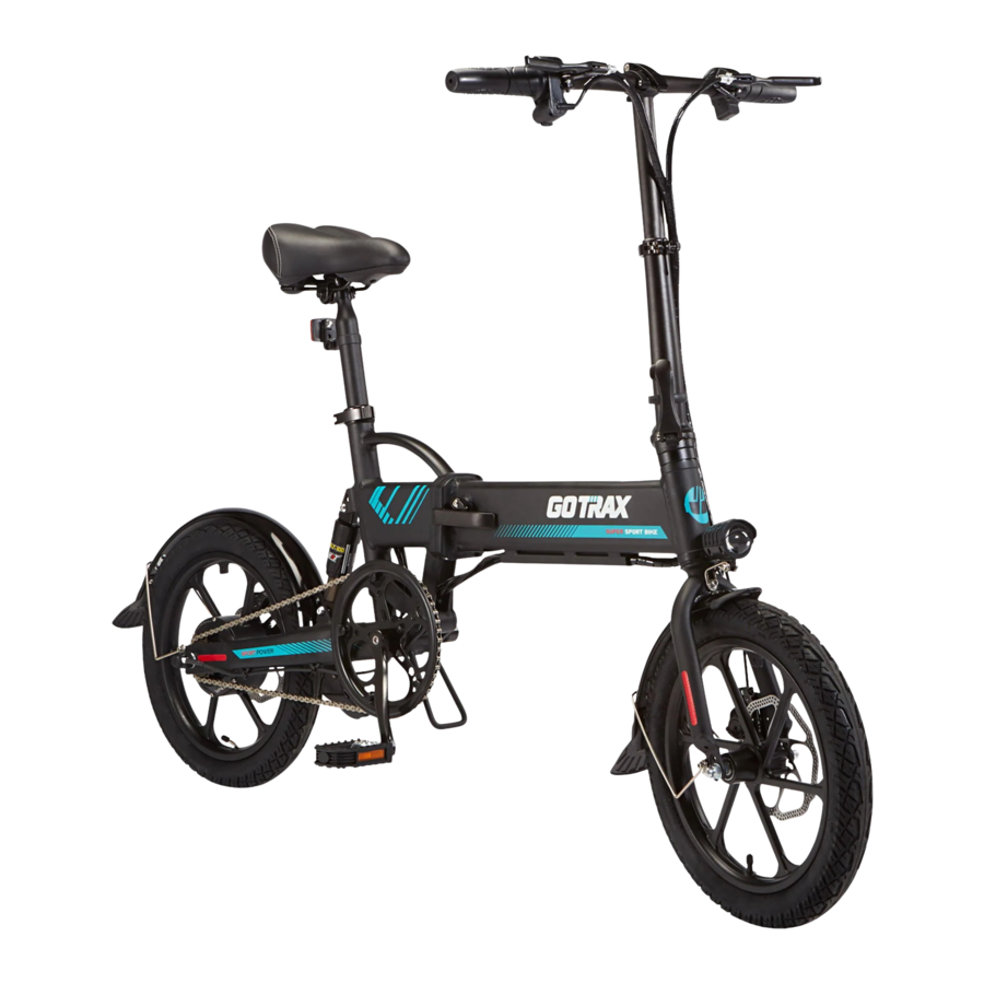 Gotrax EBE1 - Electric Bike Manual