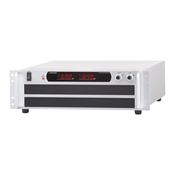 Matsusada Precision Xpg Series Instruction Manual