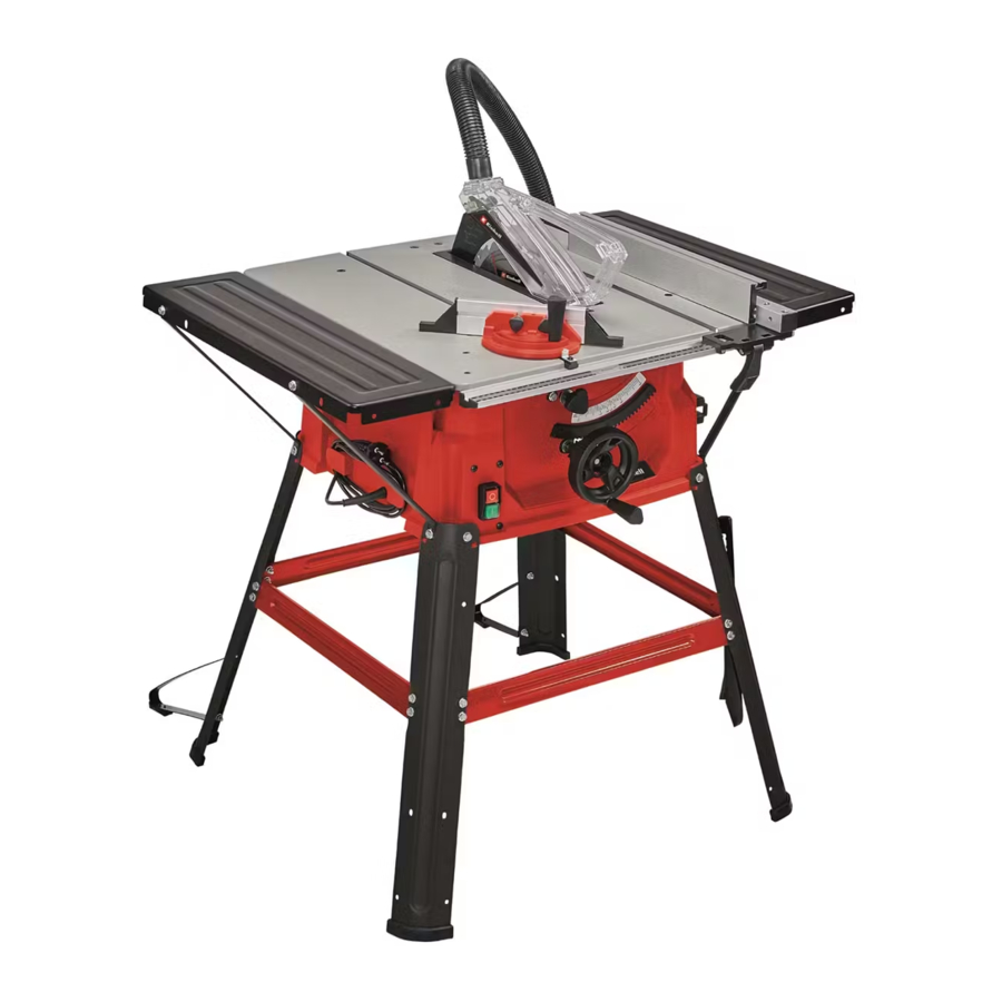 EINHELL TC-TS 2025/2 U Manual