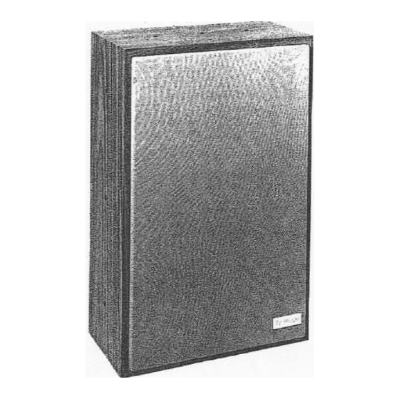 Electro-Voice FR200 Specification Sheet