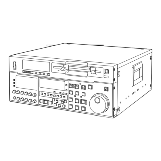Panasonic AJ-HD1500P Operating Instructions Manual