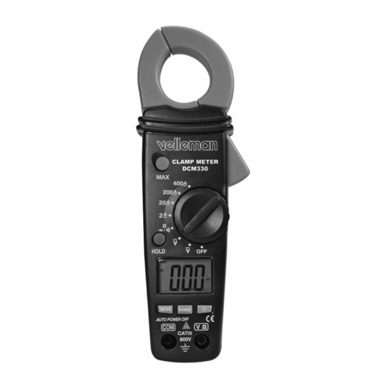 Velleman DCM330 User Manual