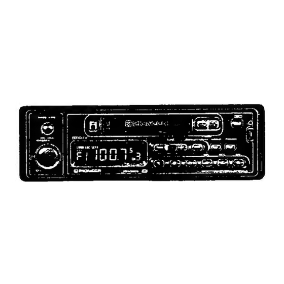 Pioneer KEH-3500SDK WG Service Manual