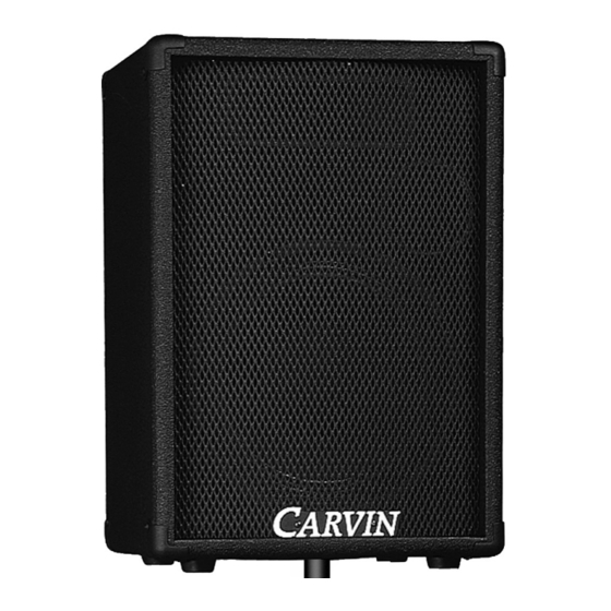 CARVIN StageMate S400 Operating Manual