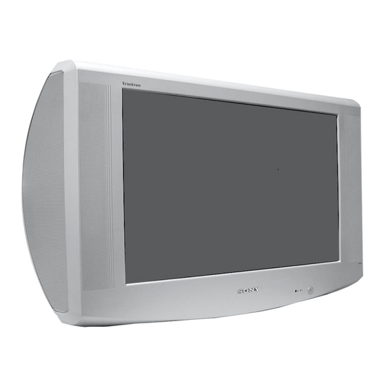 Sony KV-32LS60 Service Manual