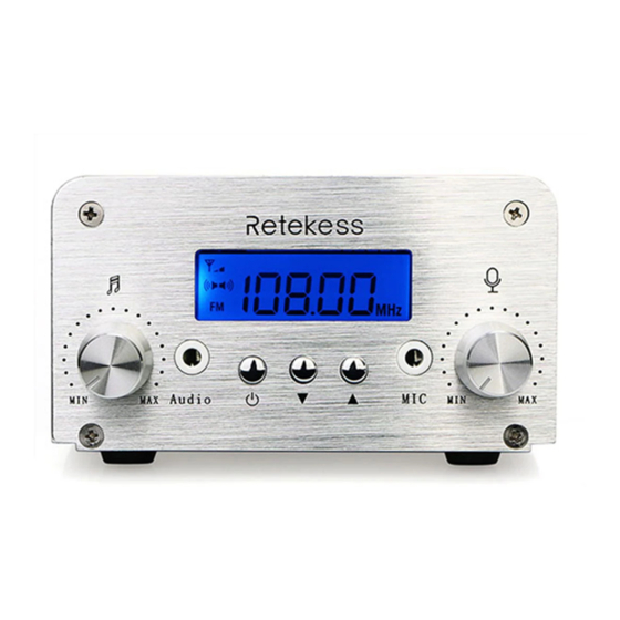 Retekess TR501 User Manual