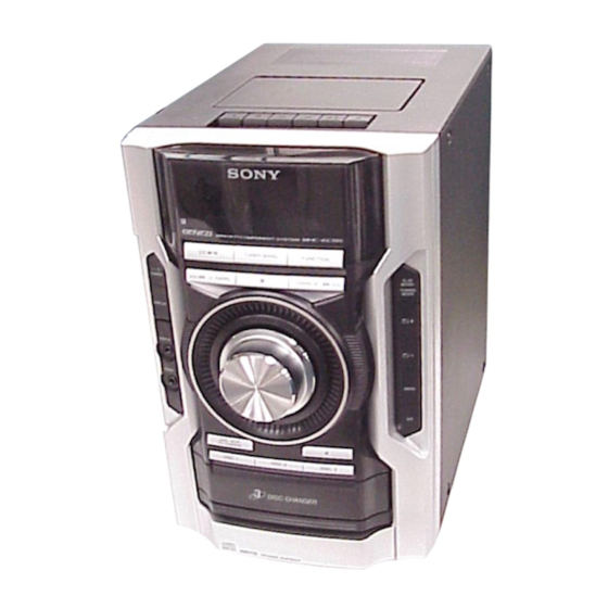 Sony HCD-EC55 Service Manual