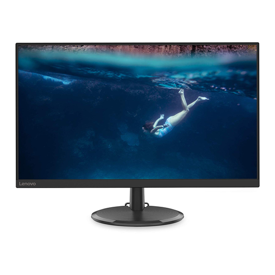 Lenovo C27-20 Quick Start Manual