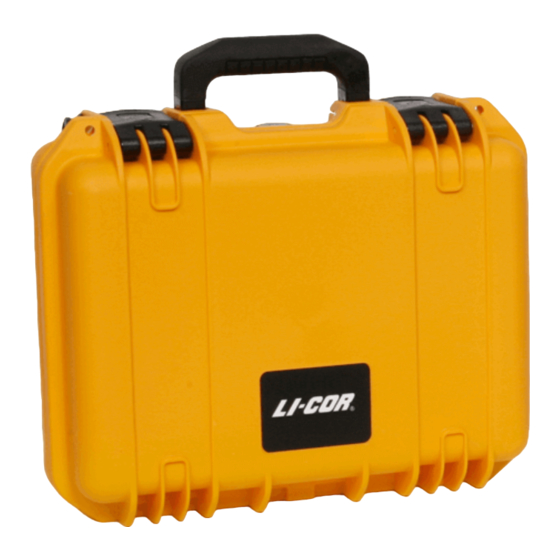 LI-COR LI-8 0 Series Manual