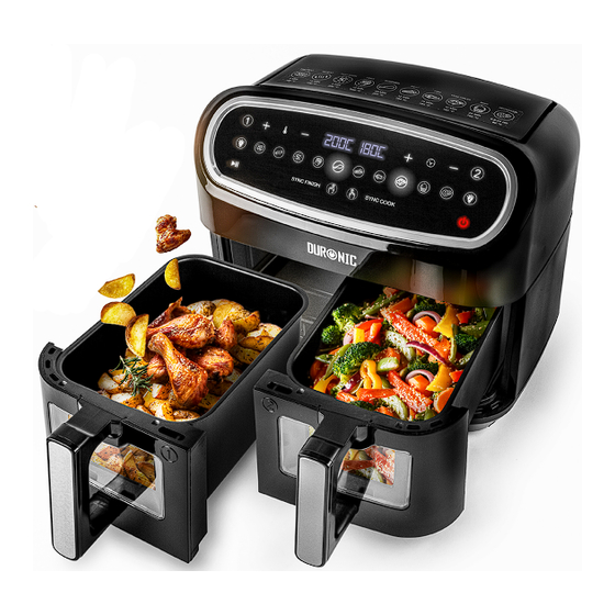 User Manuals: Duronic AF34 Dual Air Fryer