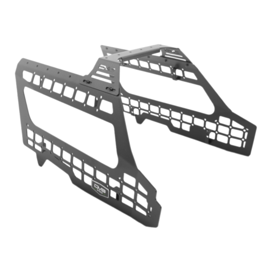 DV8 OFFROAD CCFF-01 Installation Manual