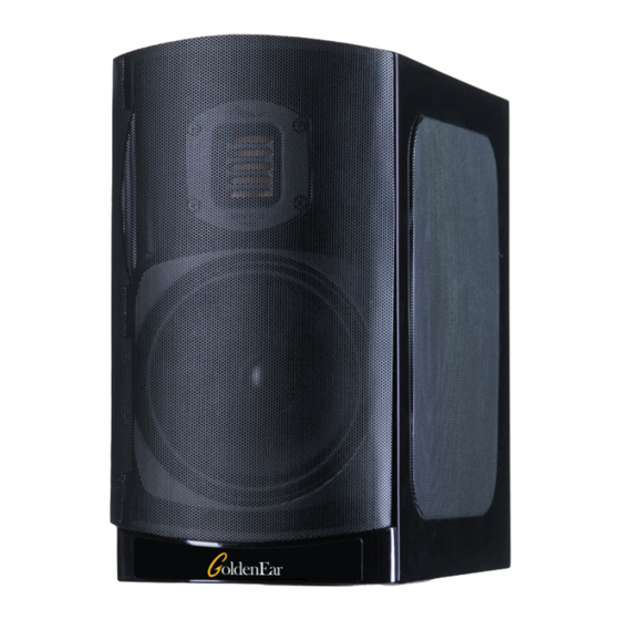 GoldenEar Technology BOOKSHELF REFERENCE X Owner's Manual
