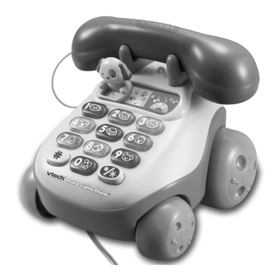 VTech 80-068400 - Pull & Lights Phone User Manual