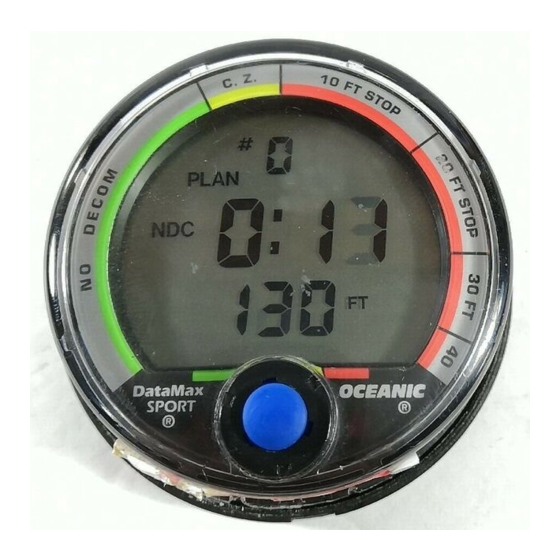 Oceanic DataMax Sport Owner's Manual
