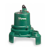 Myers ME3F Series Installation, Operation & Parts Manual