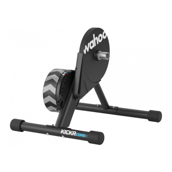 Wahoo KICKR CORE Quick Start Manual And Instructions