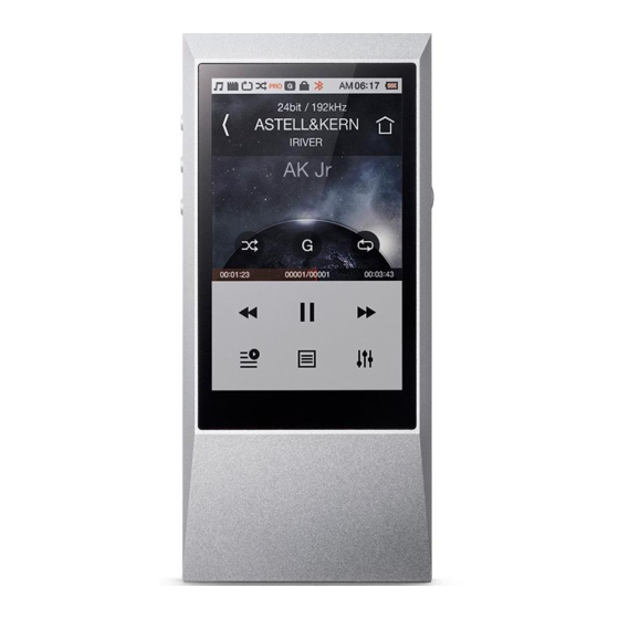 Astell & Kern AK Jr Troubleshooting
