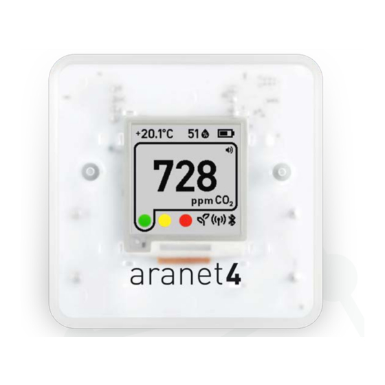 Co2meter Aranet4 PRO User Manual & Datasheet
