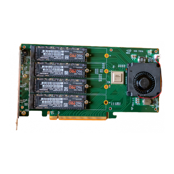 HighPoint SSD7101A-1 Quick Installation Manual