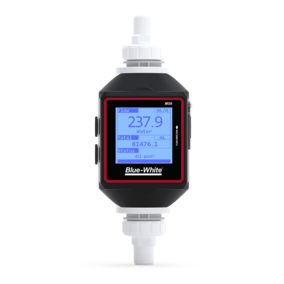 Blue-White SONIC-PRO MS6 Quick Start Manual