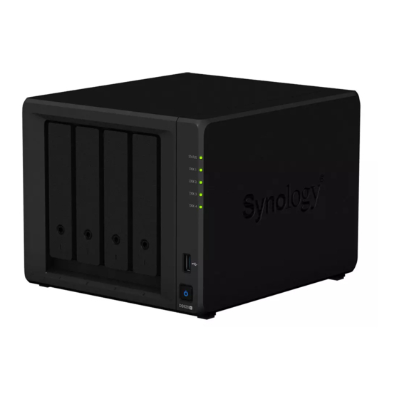 Synology DiskStation DS920+ Manuals