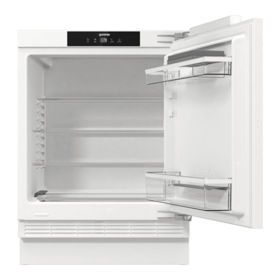 Gorenje RIU609FA1 Refrigerator Manuals
