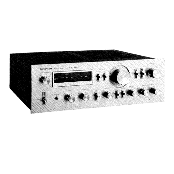 Pioneer SA-8800/S/G Manuals