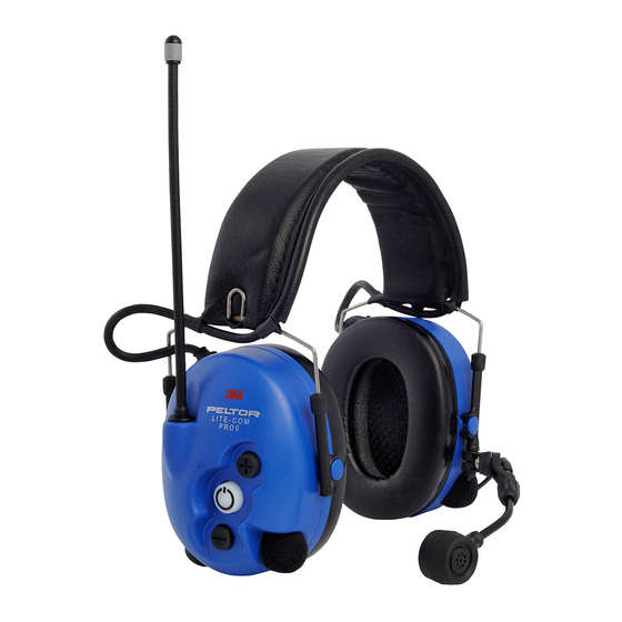 Peltor MT7H7F4010-EU-50 Quick Reference Manual