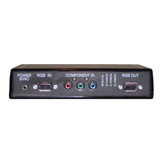 crescendo RTC2200 User Manual