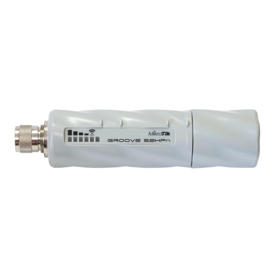 MikroTik RouterBOARD Groove Series Manual