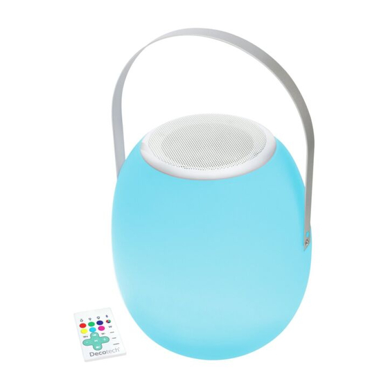Decotech BTL710 Manual