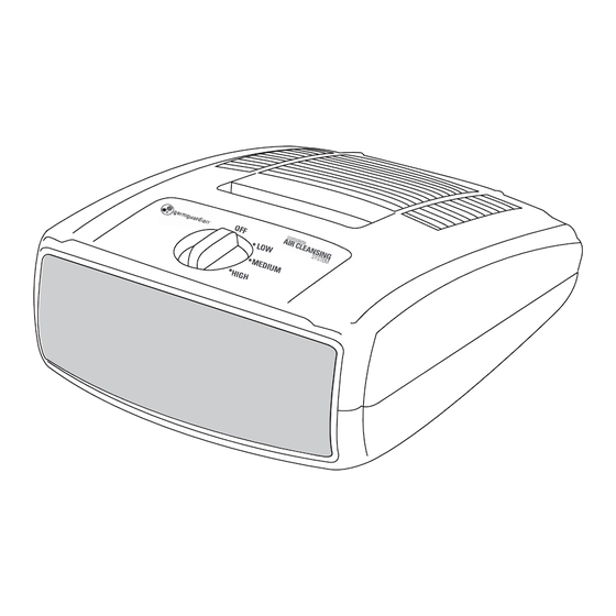Germ Guardian AC4010 Use And Care Instructions Manual