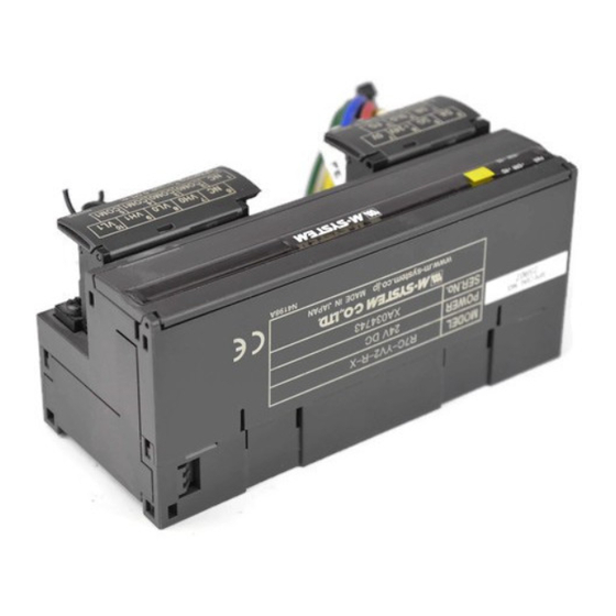M-system R7C-YV2 Instruction Manual