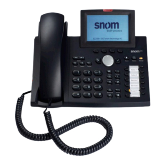 Snom 320 User Manual