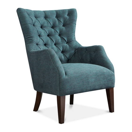 Madison Park Hannah Button Tufted Wing Chair Assembly Instructions