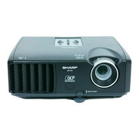 Sharp XR40X - XGA DLP Projector Service Manual