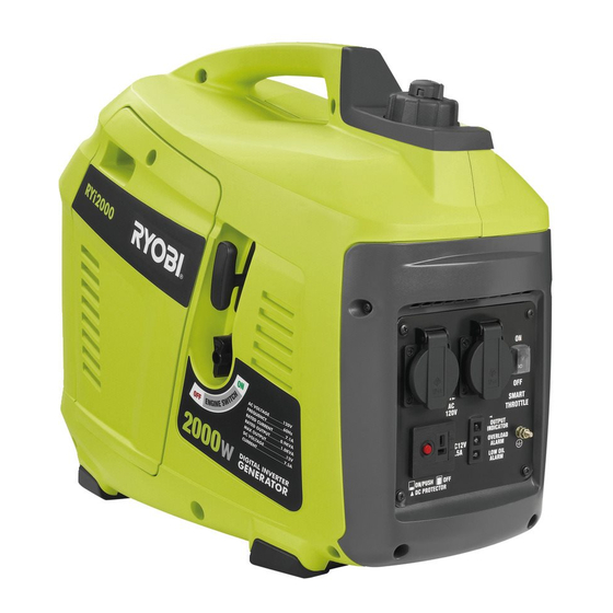 RYOBI RIG2000 INSTRUCTIONS MANUAL Pdf Download | ManualsLib