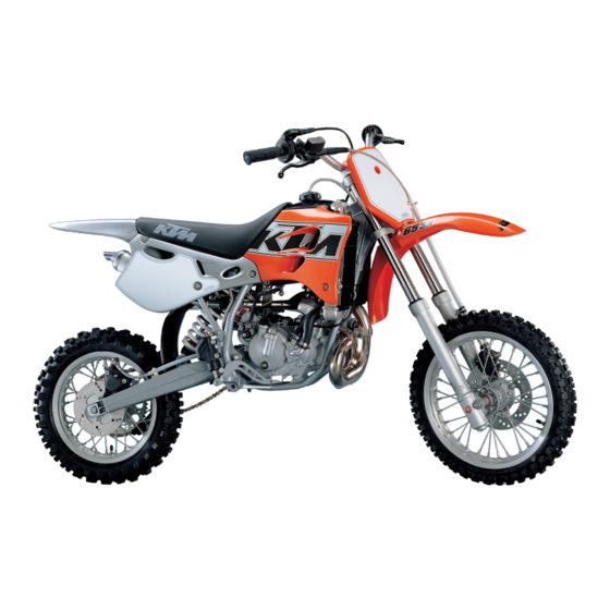 KTM 2000 65 SX Owner's Manual