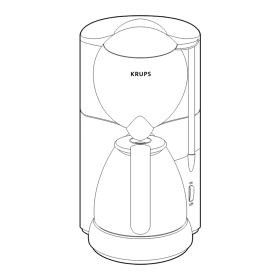 Krups F 176 Instructions For Use Manual