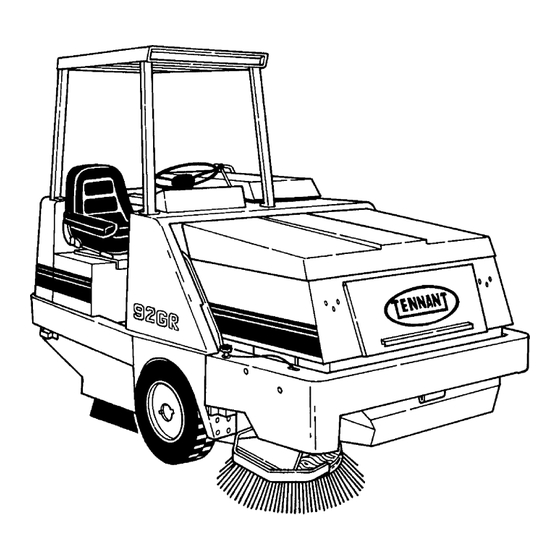 Tennant 92 GR Operator's Manual