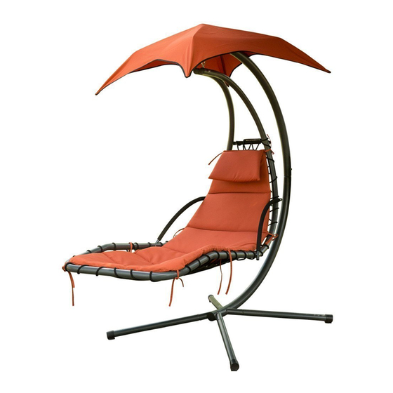 Bcp hanging chaise online lounger chair