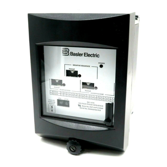 Basler BE1-47N Instruction Manual