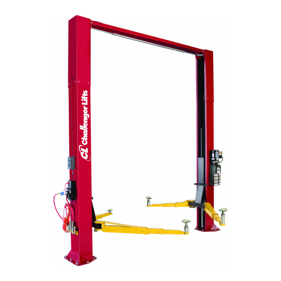 Challenger Lifts CL10V3 Installation, Operation & Maintenance Manual