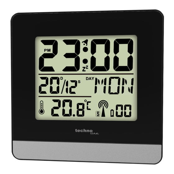 Techno Line WT260 Radio Alarm Clock Manuals
