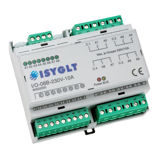 ISYGLT I/O-08B-230V-10A Instruction Manual