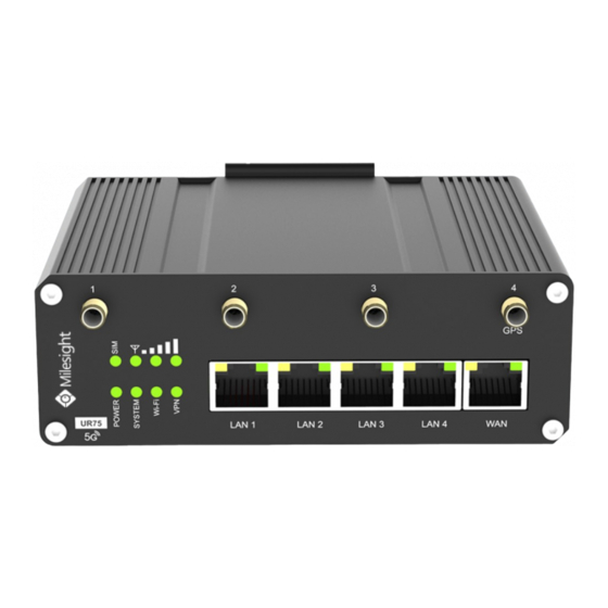 Milesight Ultra Series Quick Start Manual